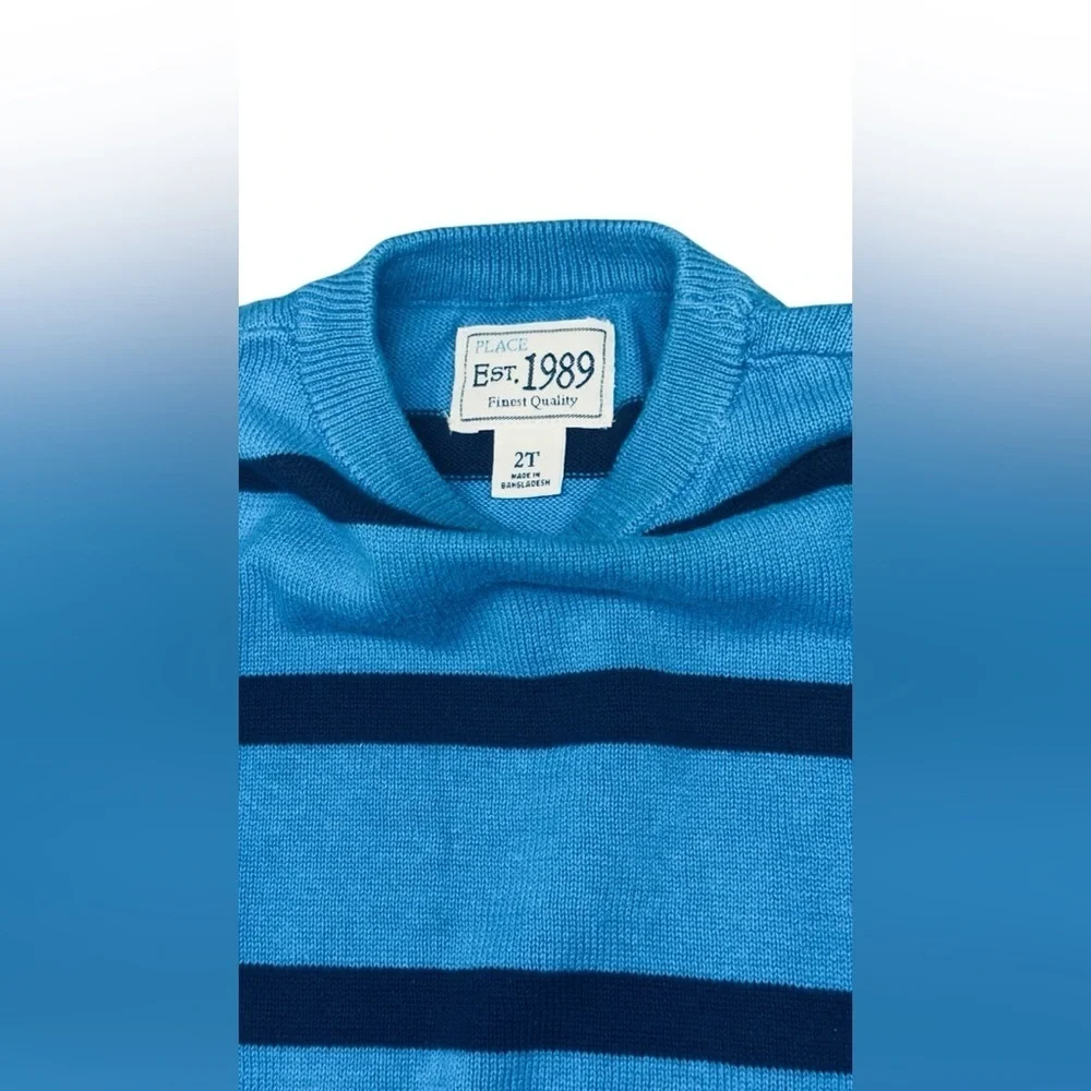 The Children’s Place Boys’ Striped Sweater – Size 2T